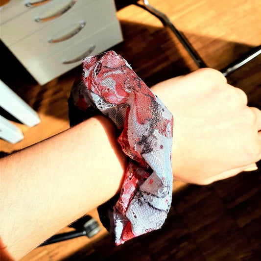 Scrunchie | Petals | Watery Red