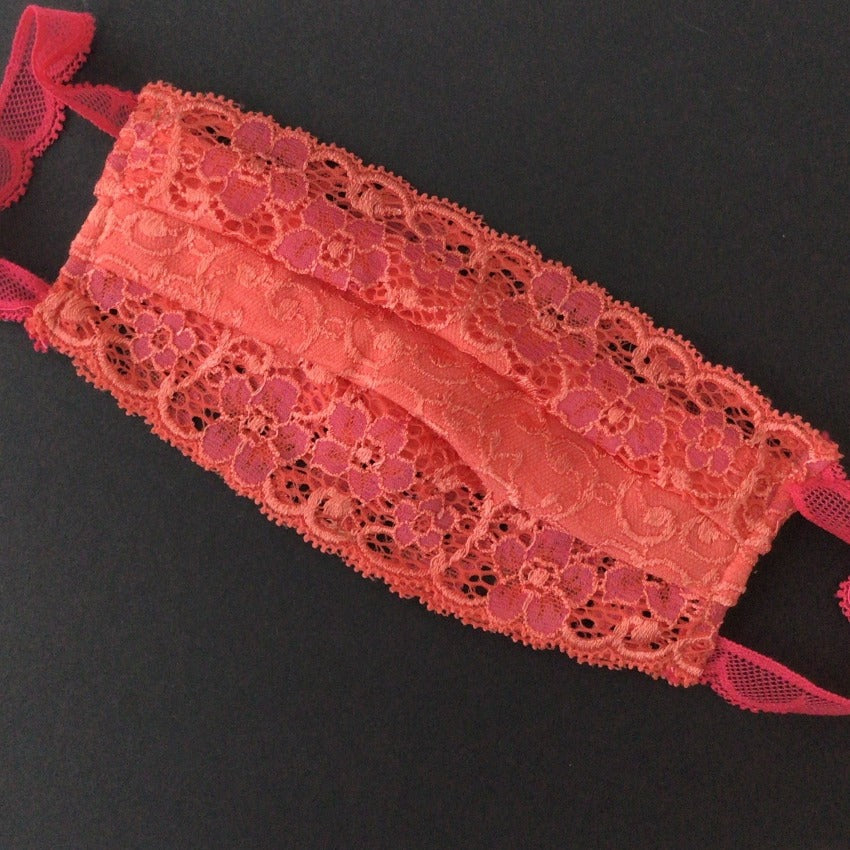 Maske | Almond Blossom | Apricot | 2-Layers | One Size