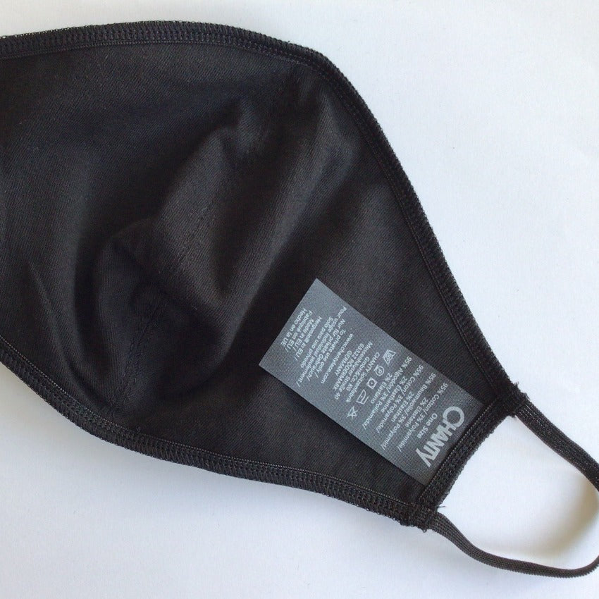 Mask | Oval | Black | M-L | 2-Layers | Soft Cotton