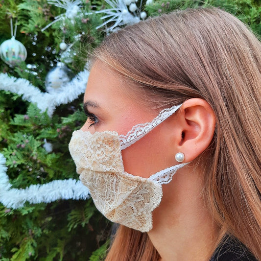 Mask | Subtle Glam | Champagne | 2-Layers | One Size