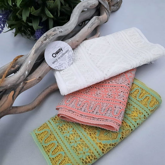 Baumwolle | Elastisch | Breite 16 cm | Natural Glam | 61537