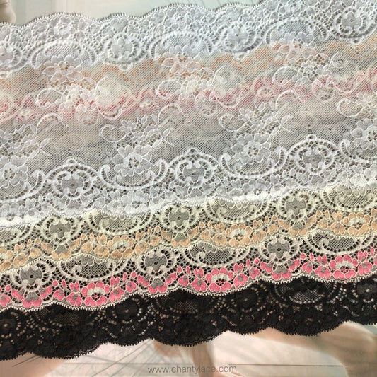 Viskose | Elastisch | Breite 16 cm | Floral Folies | 65347