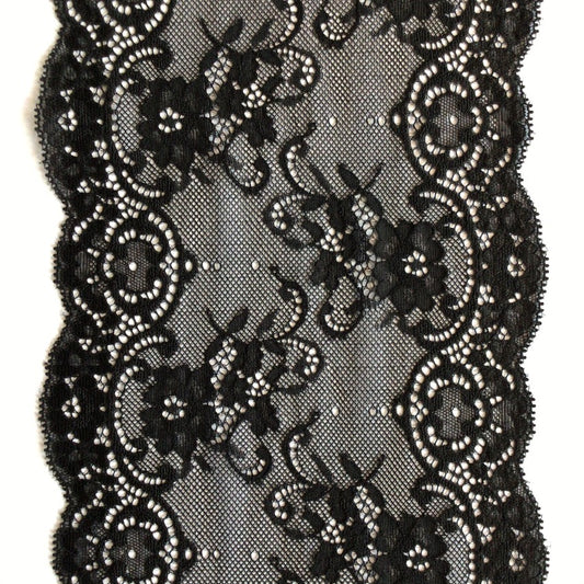 Viskose | Elastisch | Breite 16 cm | Floral Folies | 65347