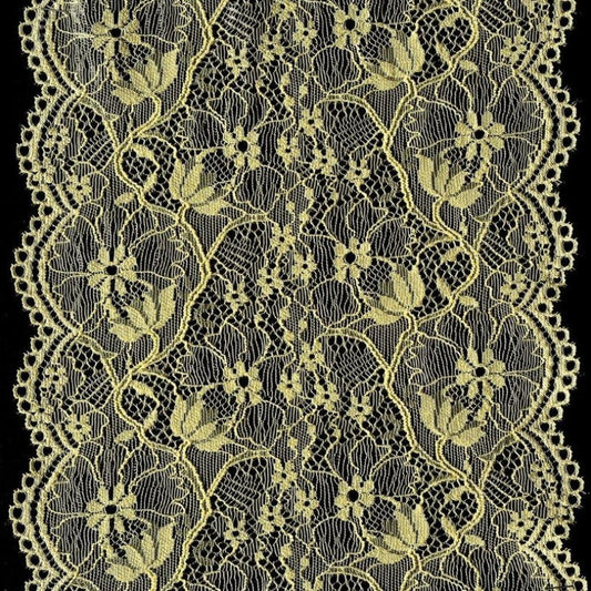 Extra Stark | Leavers Optik | Elastisch | Breite 18 cm | Floral Folies | 65767