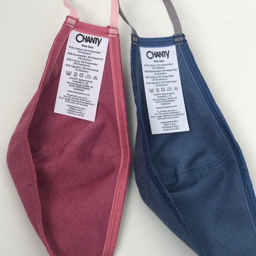 Mask | Oval Slim | Orange | 2-Layers | Comfy Cotton