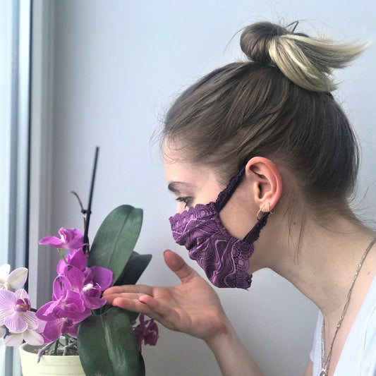 Mask | Waves | Purple | 2-Layers | One Size