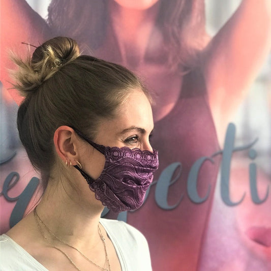 Mask | Waves | Purple | 2-Layers | One Size