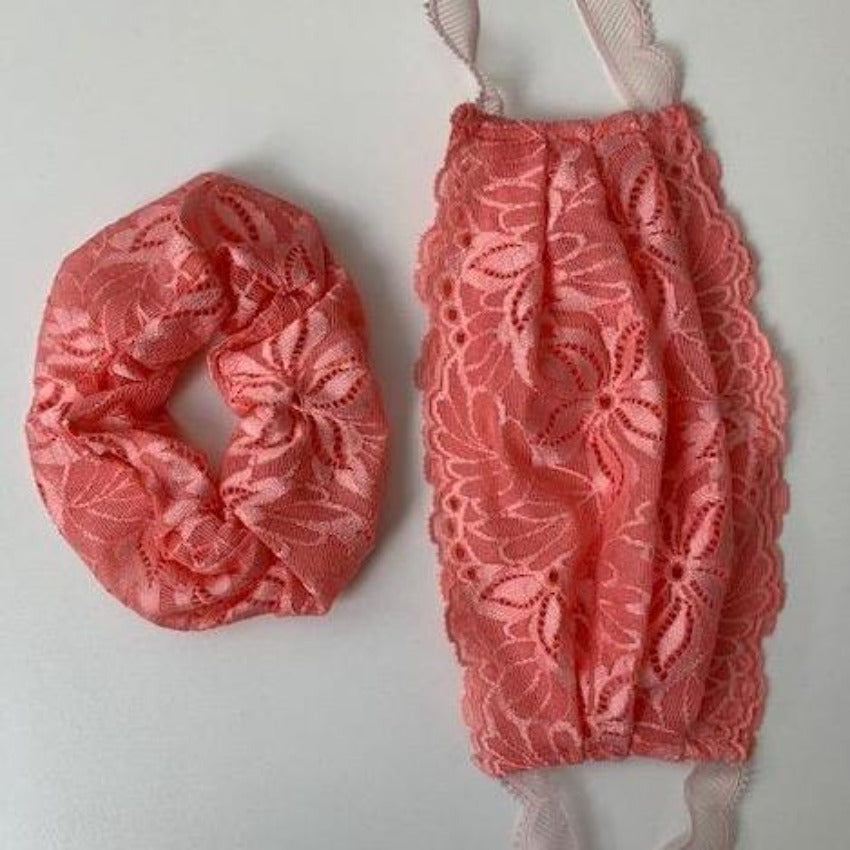 Mask | La Vie en Rose | Coral | 2-Layers | One Size