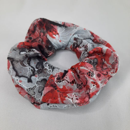 Scrunchie | Petals | Watery Red