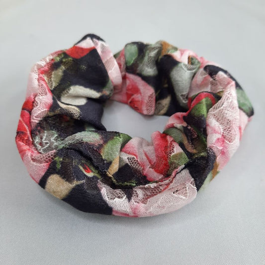 Scrunchie | Romantic Dream | Print Rose