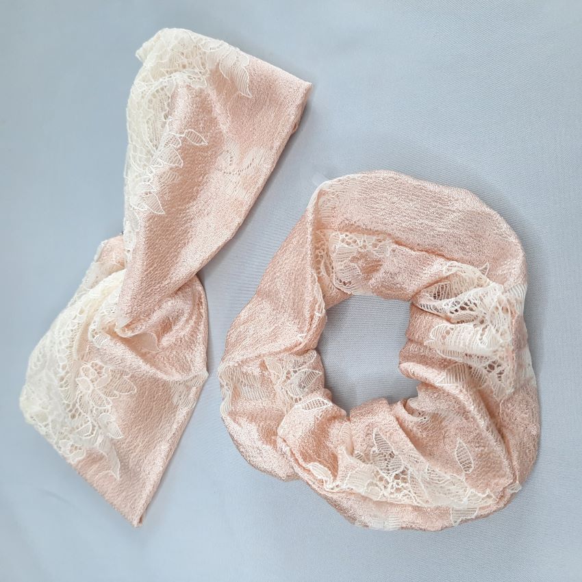 Headband | Winded Leaves | Shiny Rose |