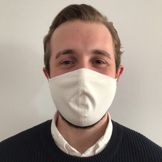 Mask | Oval | Cream | M-L | 2-Layers | Soft Cotton