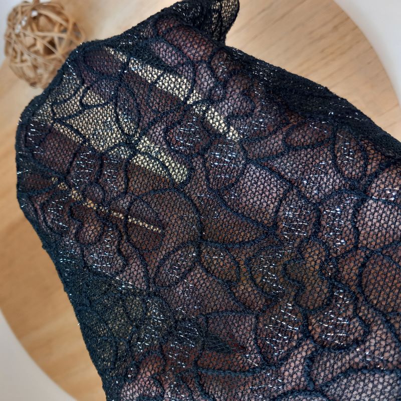 Glitter Highlight | Lurex | Metallic | Elastic | Width 135 cm | 57030