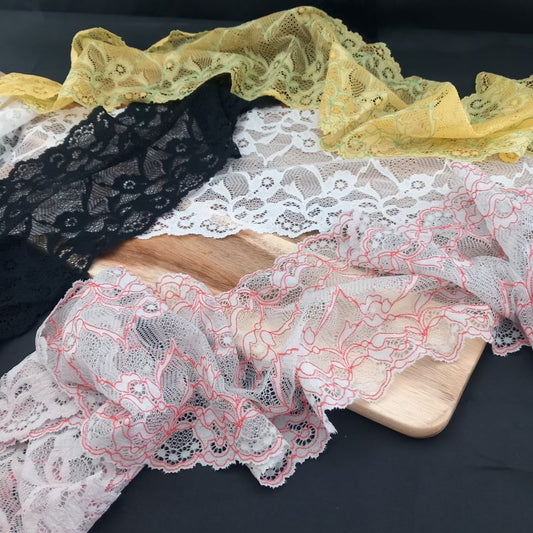 Viscose | Elastic | Width 16 cm | Natural Glam | 61533