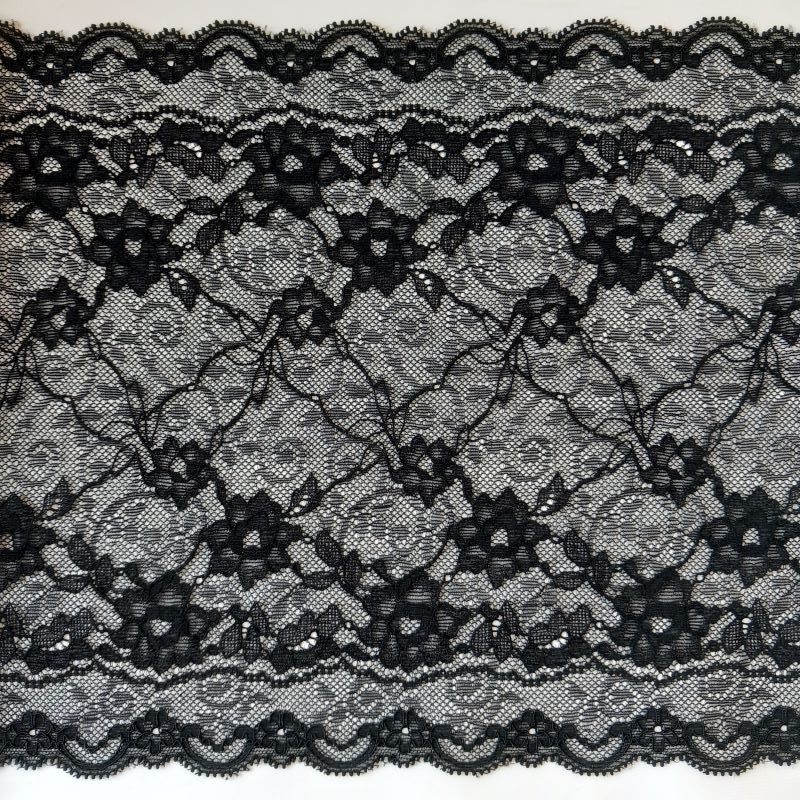 Viscose | Elastic | Width 22 cm | Floral Folies | 65214