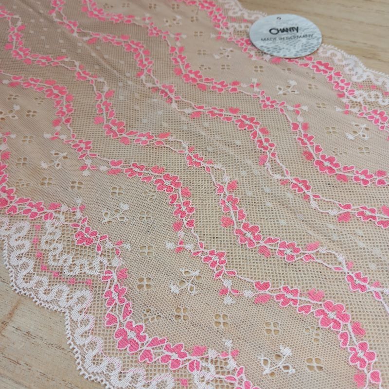 Viscose | Elastic | Width 22 cm | Floral Folies | 65216
