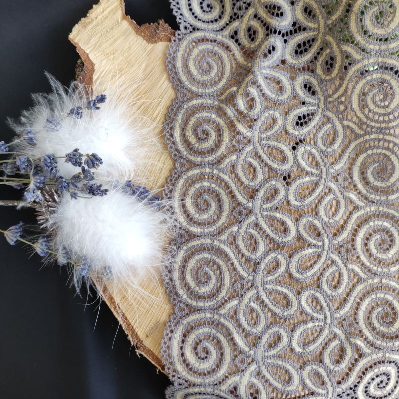 Baumwolle | Elastisch | Breite 16 cm | Happiness | 65747