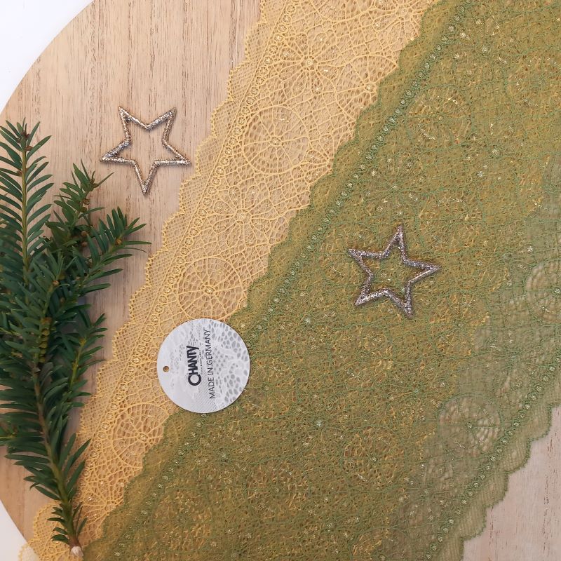 Lurex | Metallic | Elastic | Width 16 cm | S7709