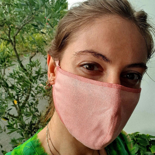 Mask | Oval | Rose | S-M | 2-Layers | Soft Cotton