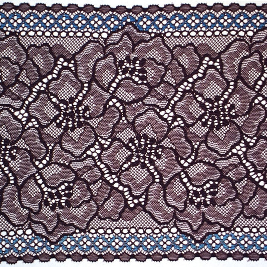 Viscose | Elastic | Width 16 cm | Shadow of Night | 61593