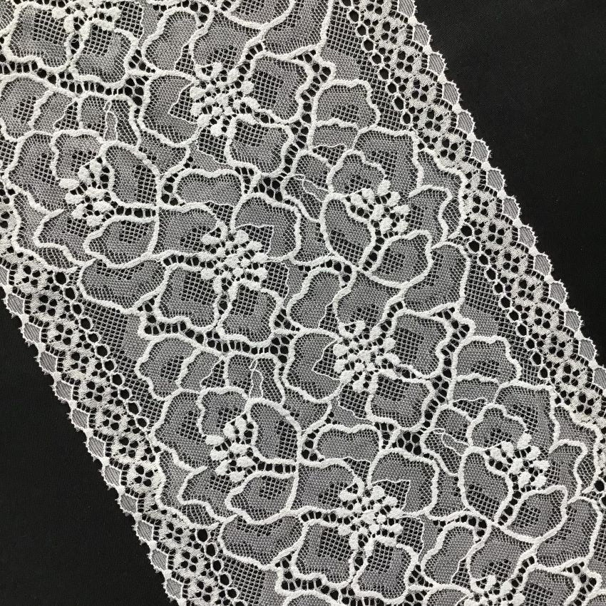 Viscose | Elastic | Width 16 cm | Shadow of Night | 61593