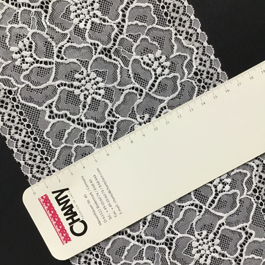 Viscose | Elastic | Width 16 cm | Shadow of Night | 61593