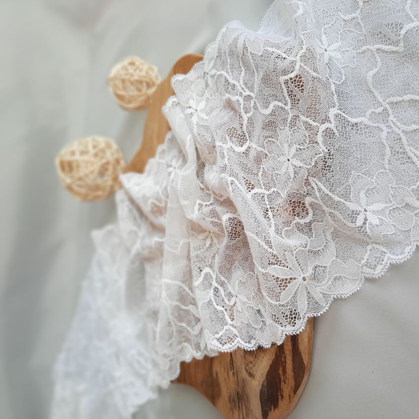 Baumwolle | Elastisch | Breite 22 cm | Fluid Motion | 64032