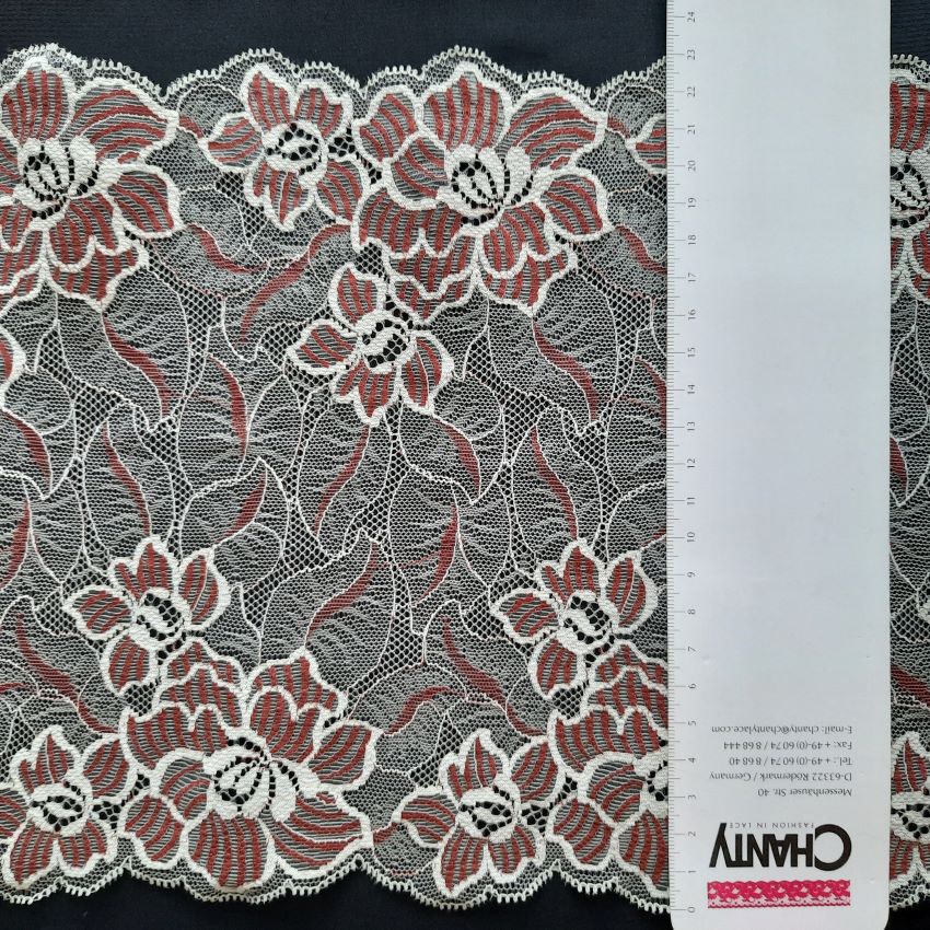 Baumwolle | Elastisch | Breite 23 cm | Geo-Spirit | 64123