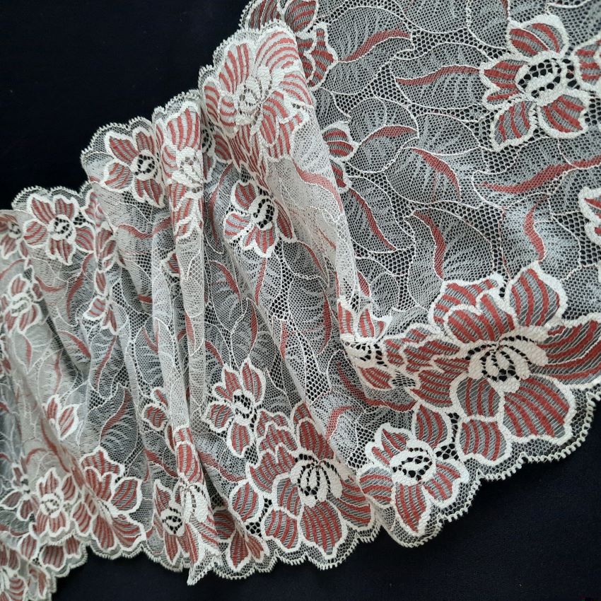 Baumwolle | Elastisch | Breite 23 cm | Geo-Spirit | 64123