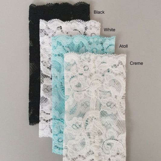 Handschuhe | Baumwolle | Reizende Blumen | Weiß | One Size