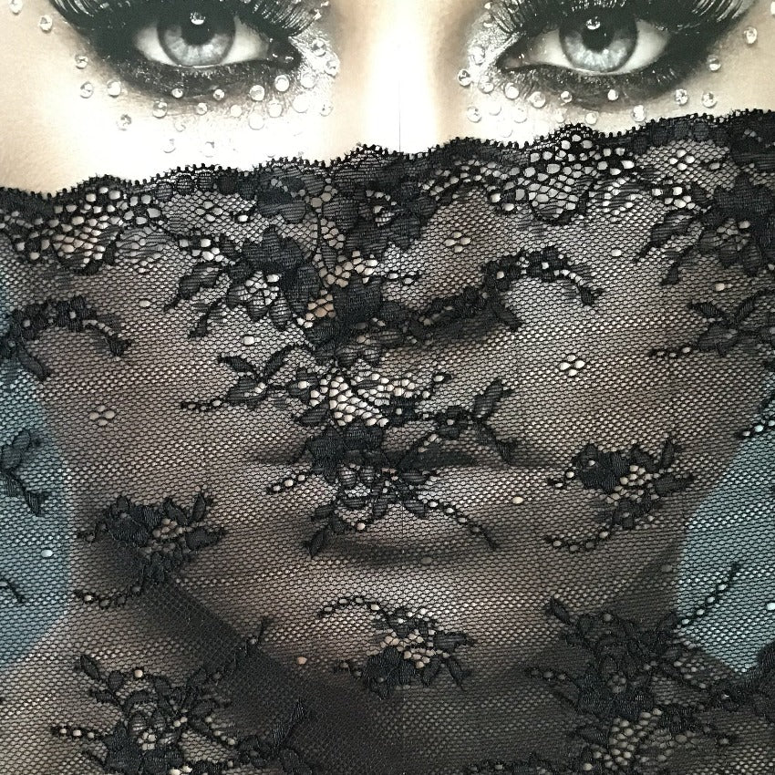 Viscose | Elastic | Width 23 cm | Floral Folies | 65187