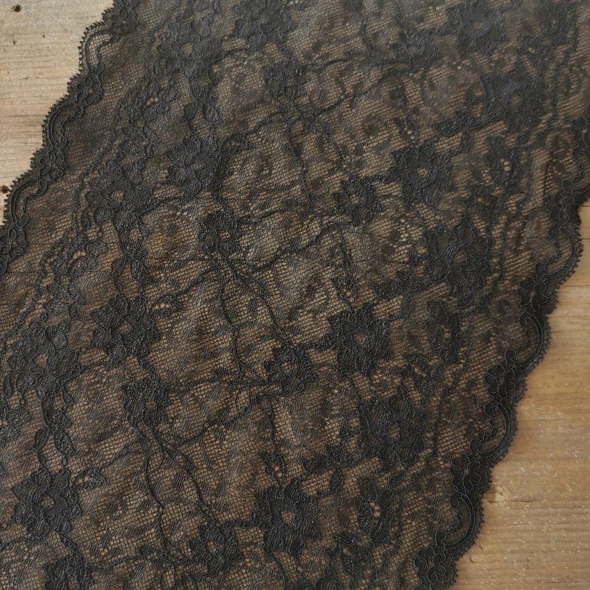 Viscose | Elastic | Width 22 cm | Floral Folies | 65214