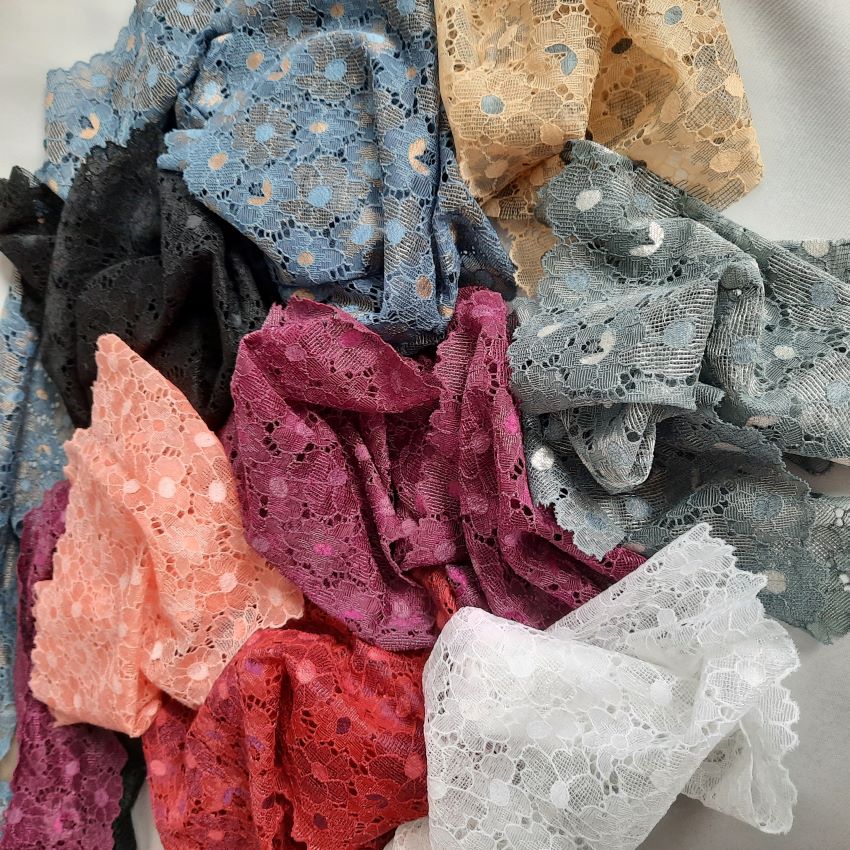 Viskose | Elastisch | Breite 18 cm | Sleeping Muse | 65417