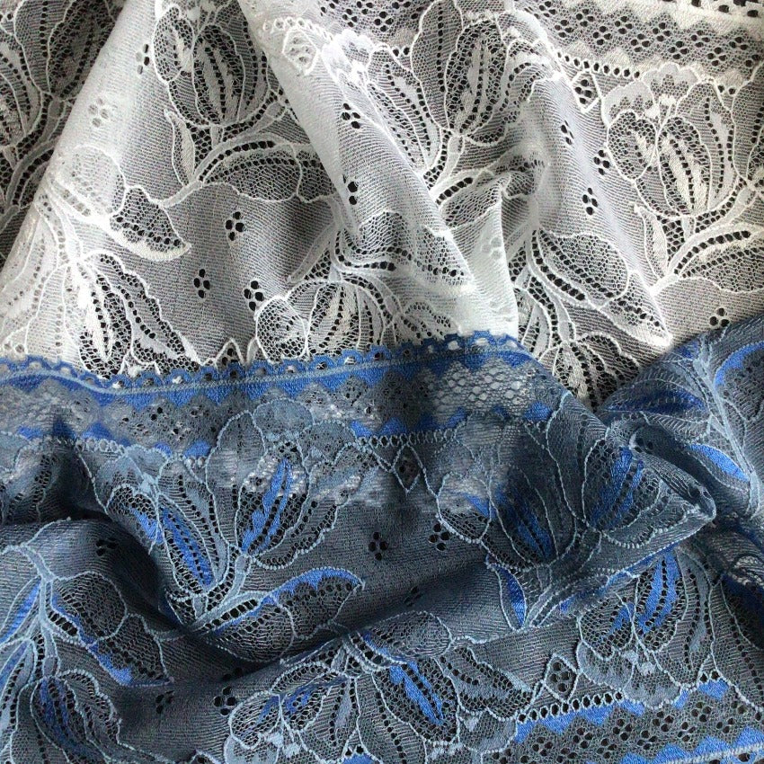 Viscose | Elastic | Width 16 cm | Shadow of Night | 65783