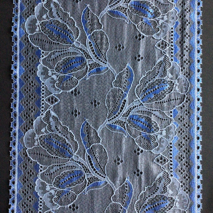 Viscose | Elastic | Width 16 cm | Shadow of Night | 65783