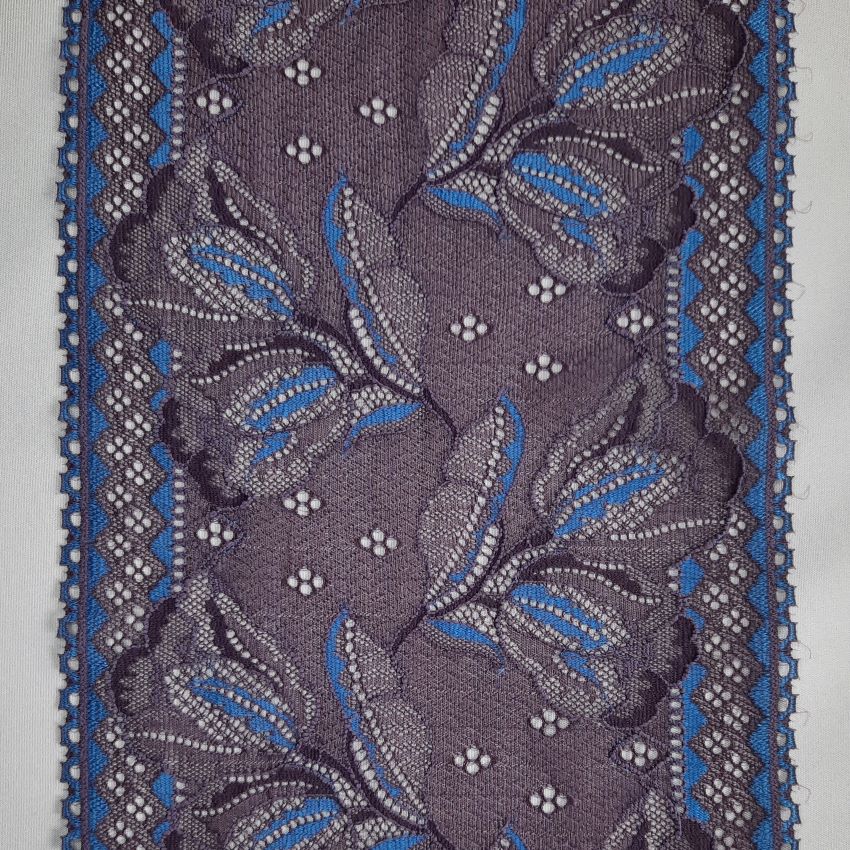 Viscose | Elastic | Width 16 cm | Shadow of Night | 65783