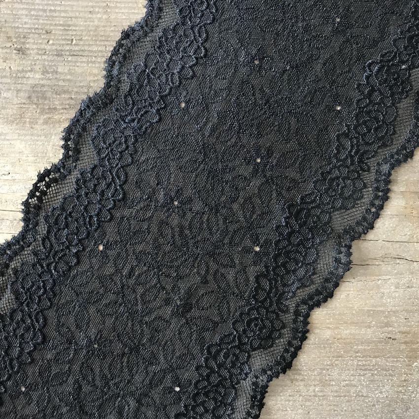 Width 16-18 cm, TYPE : Elastic, Spitze, COLOR : Pink / Rosa