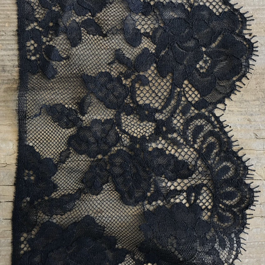 Cotton | Eyelash Lace | Rigid | Width 15 cm | 78118