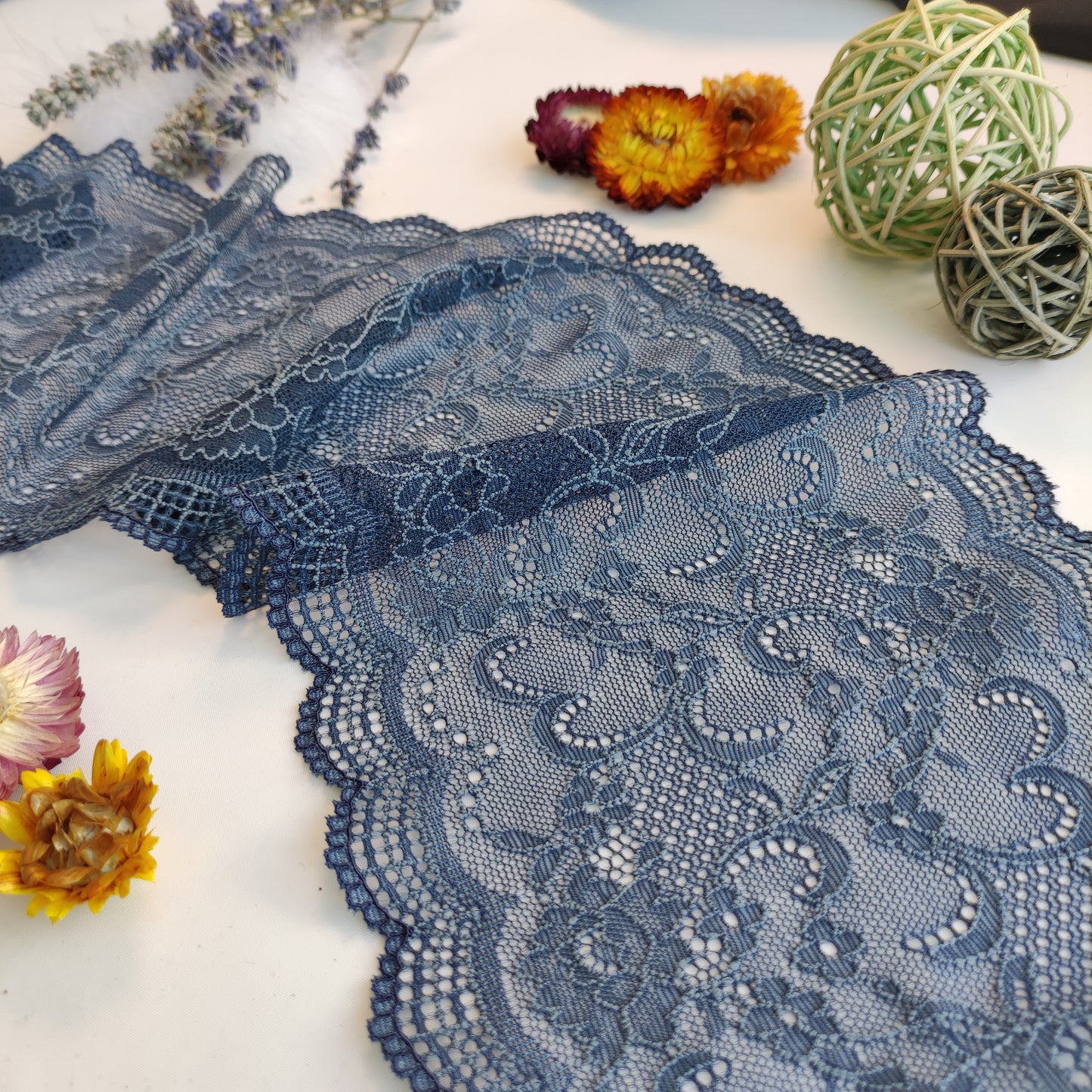 Viscose | Elastic | Width 17 cm | Fantasy Journey | 61827