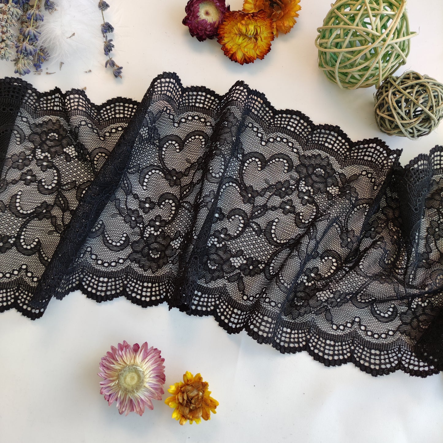 Viscose | Elastic | Width 17 cm | Fantasy Journey | 61827