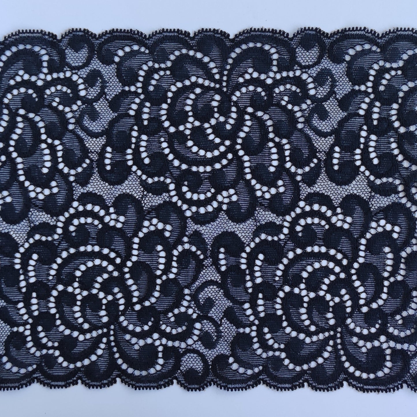 Baumwolle | Elastisch | Breite 17 cm | Fluid Motion | 61879