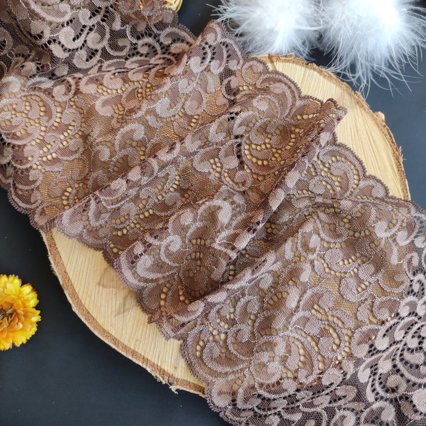 Baumwolle | Elastisch | Breite 17 cm | Fluid Motion | 61879