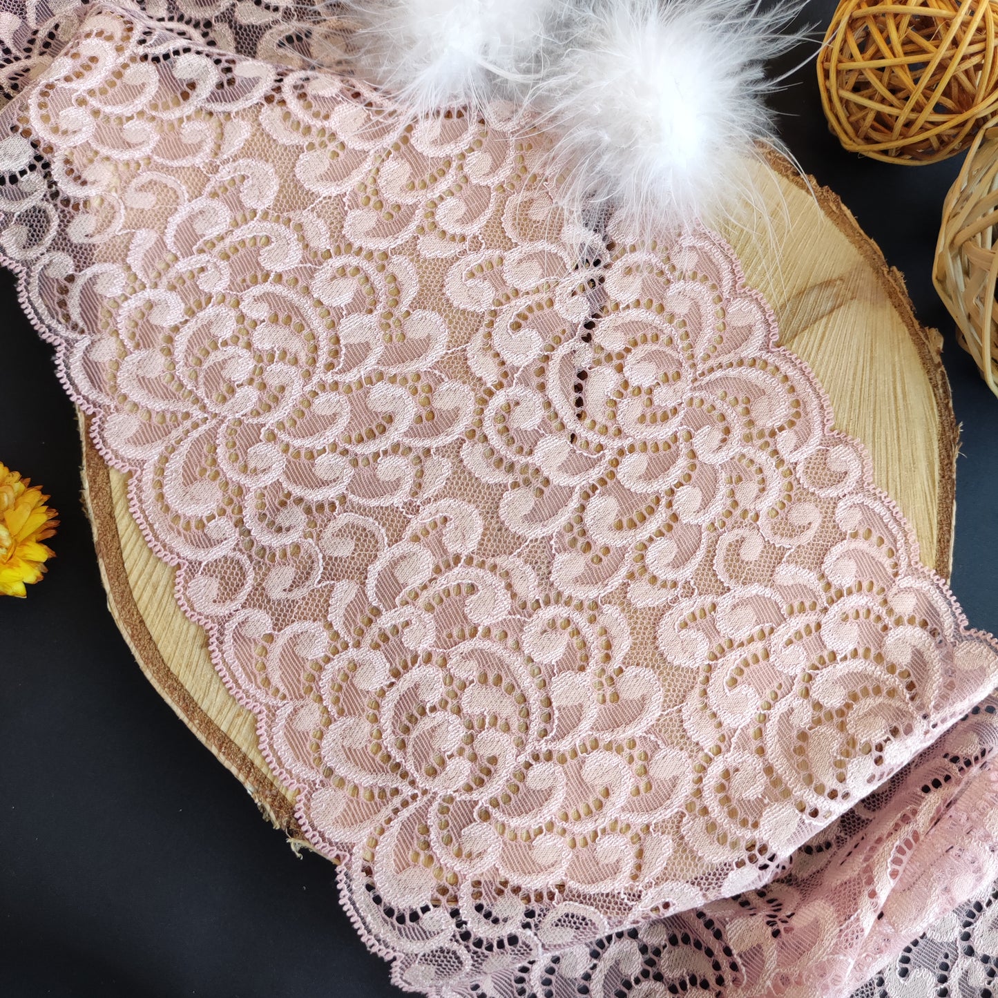 Baumwolle | Elastisch | Breite 17 cm | Fluid Motion | 61879