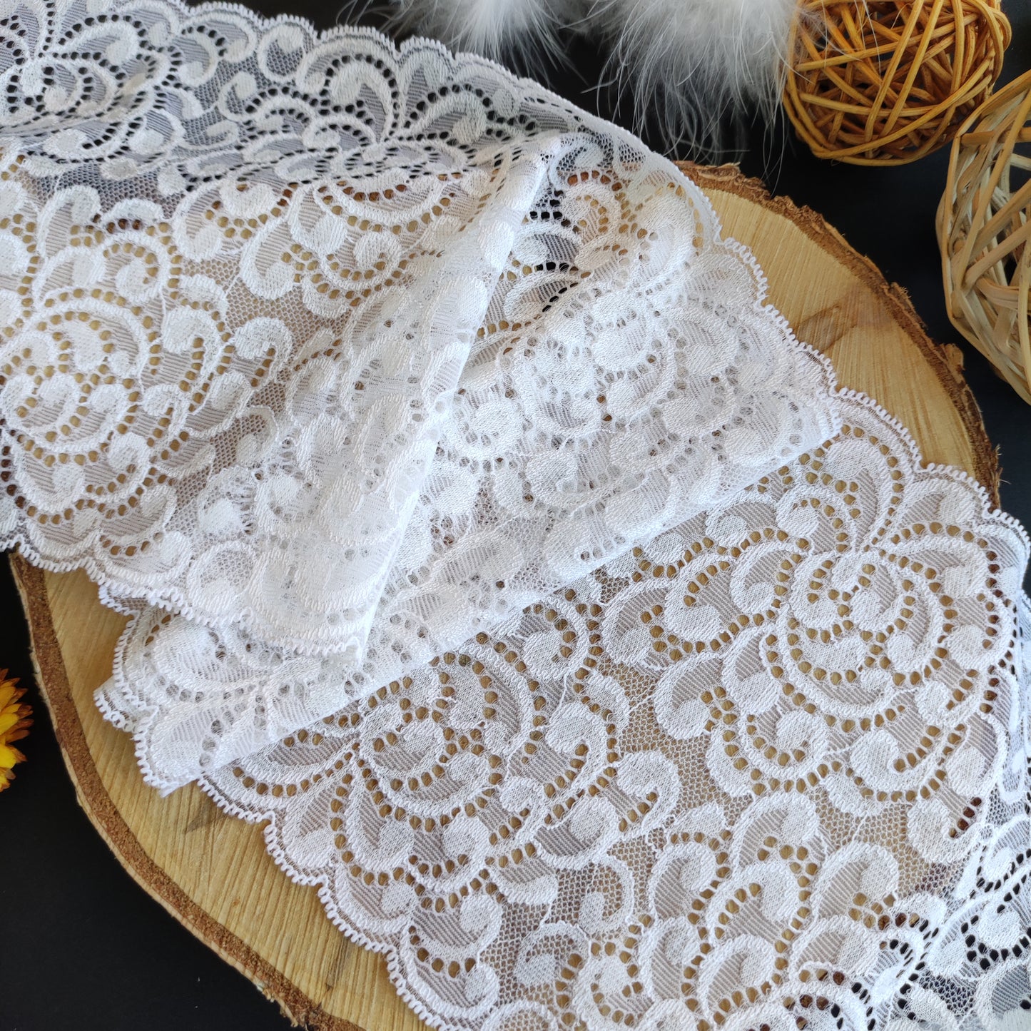 Baumwolle | Elastisch | Breite 17 cm | Fluid Motion | 61879