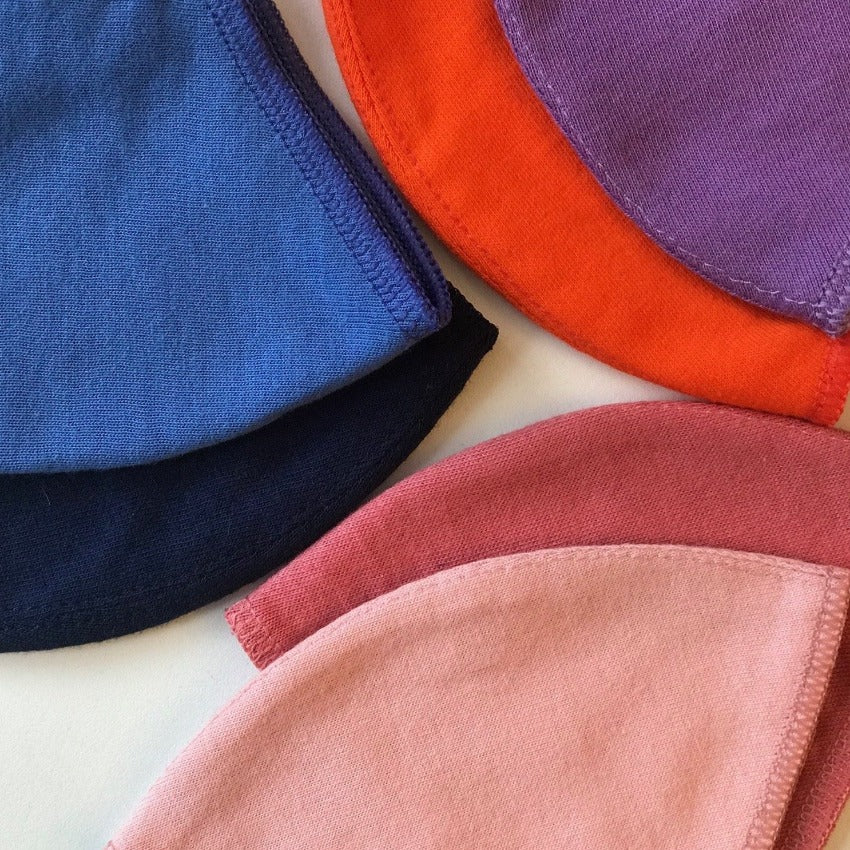 Mask | Oval | Orange | Kids 6-9 | 2-Layers | Soft Cotton