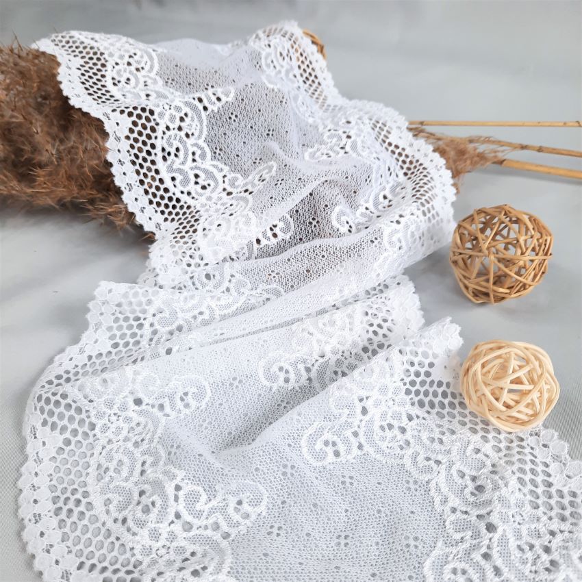 Baumwolle | Elastisch | Breite 16 cm | Private Elegance | S5914