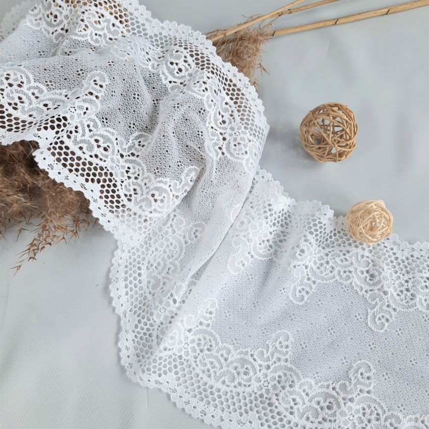 Baumwolle | Elastisch | Breite 16 cm | Private Elegance | S5914