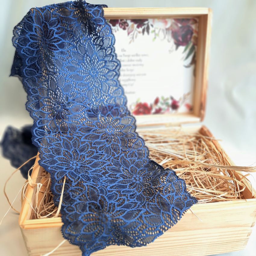 Cotton | Elastic | Width 17 cm | Decor Deluxe | S8058