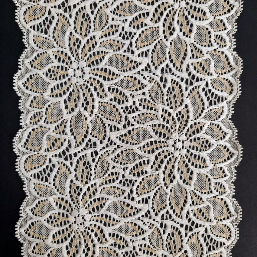 Cotton | Elastic | Width 17 cm | Decor Deluxe | S8058