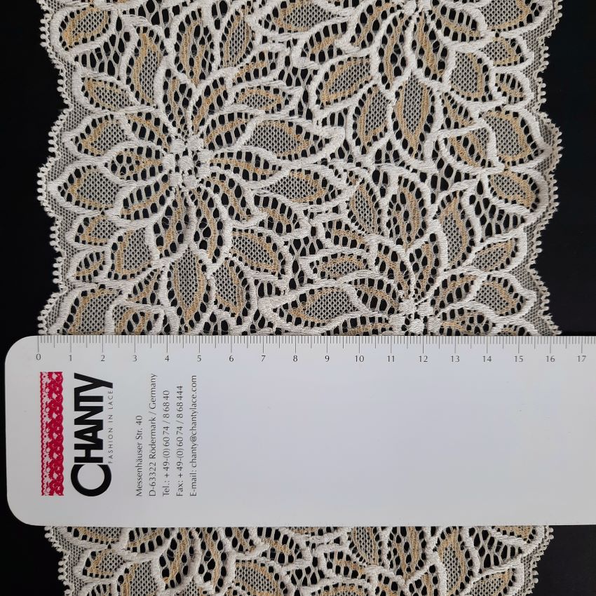 Cotton | Elastic | Width 17 cm | Decor Deluxe | S8058